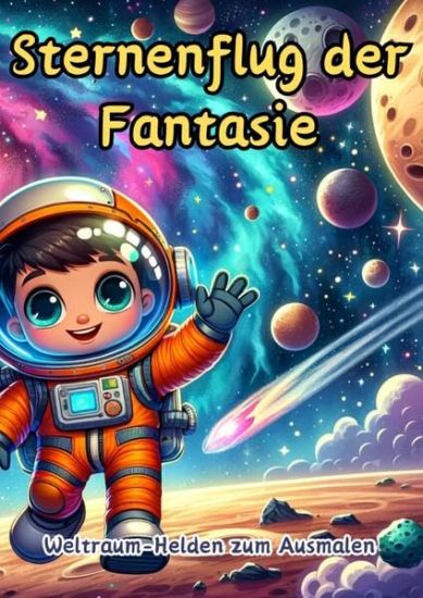 Sternenflug der Fantasie: Weltraum-Helden zum Ausmalen