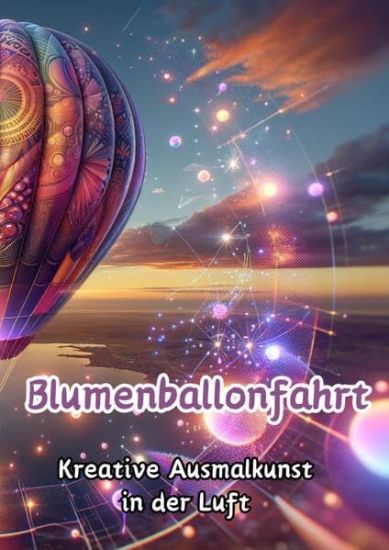 Blumenballonfahrt: Kreative Ausmalkunst in der Luft