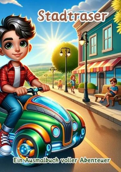 Stadtraser: Ein Ausmalbuch voller Abenteuer