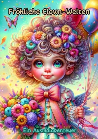 Fröhliche Clown-Welten: Ein Ausmalabenteuer