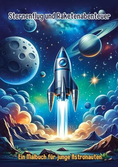 Sternenflug und Raketenabenteuer: Ein Malbuch für junge Astronauten