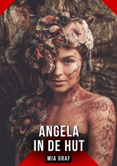 Angela in de hut