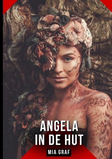 Angela in de hut