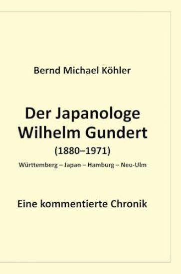 Der Japanologe Wilhelm Gundert