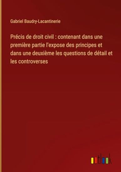 Précis de droit civil