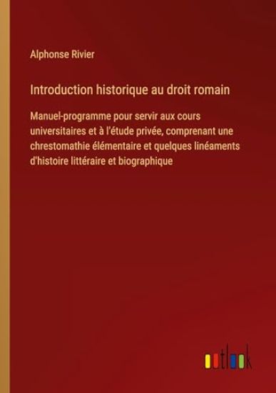 Introduction historique au droit romain