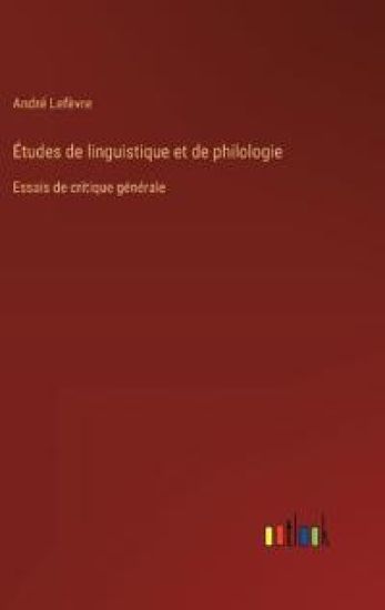 Études de linguistique et de philologie