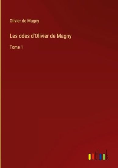 Les odes d'Olivier de Magny