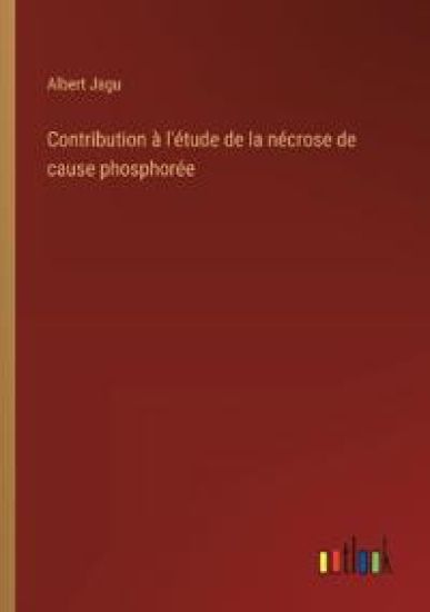 Contribution ? l'?tude de la n?crose de cause phosphor?e