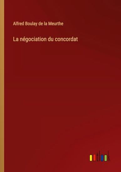 La n?gociation du concordat
