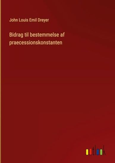 Bidrag til bestemmelse af praecessionskonstanten