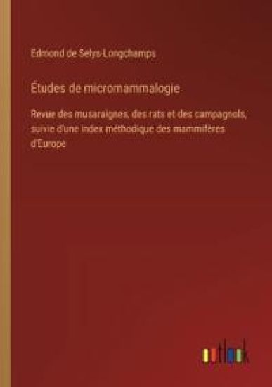 Études de micromammalogie