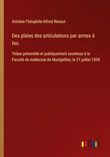 Des plaies des articulations par armes à feu