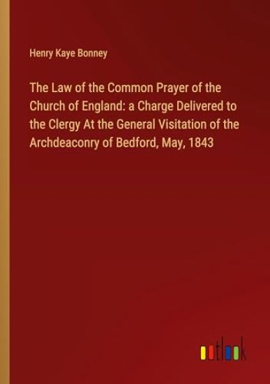 The Law of the Common Prayer of the Church of England
