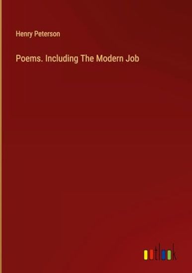 Poems. Including The Modern Job