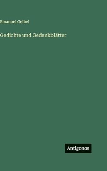 Gedichte und Gedenkblätter