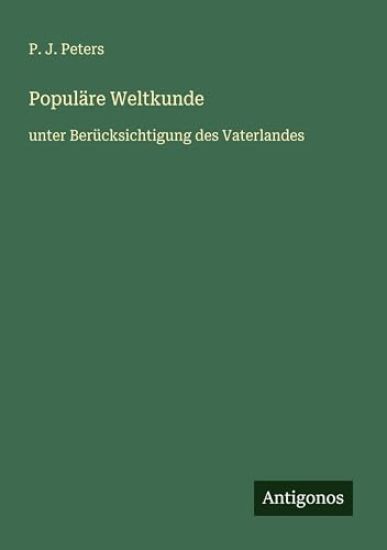Peters, P: Populäre Weltkunde