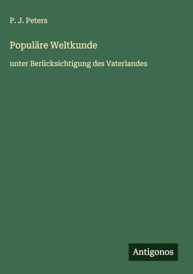 Peters, P: Populäre Weltkunde