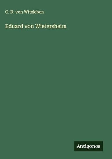 Eduard von Wietersheim