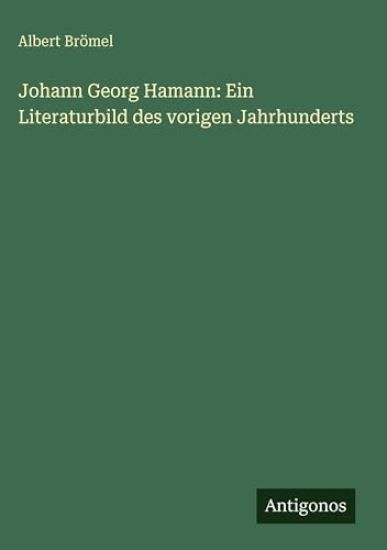 Johann Georg Hamann