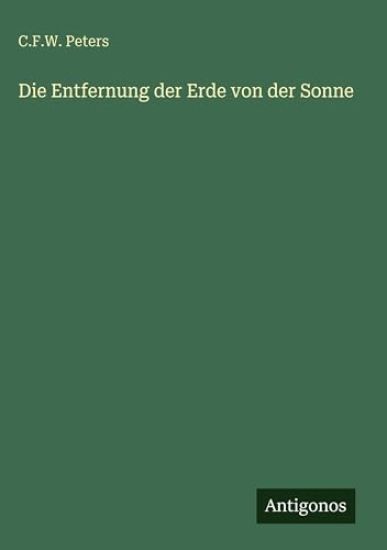 Die Entfernung der Erde von der Sonne