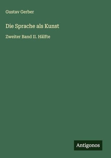 Die Sprache als Kunst