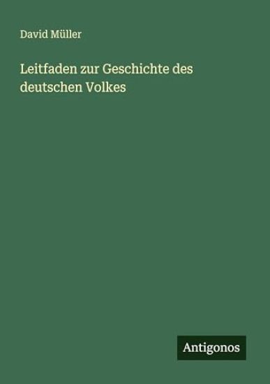 Leitfaden zur Geschichte des deutschen Volkes