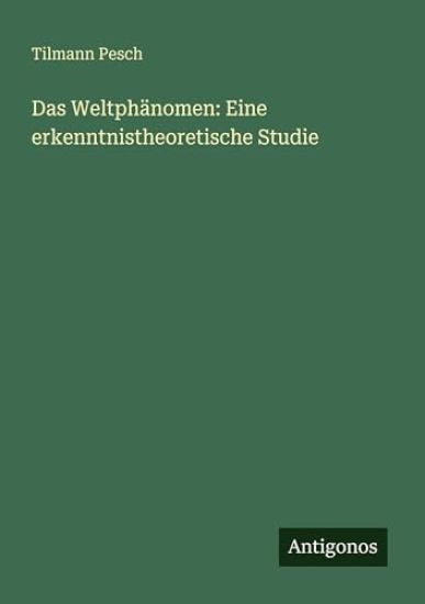 Das Weltphänomen