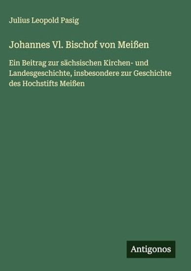 Johannes Vl. Bischof von Meißen