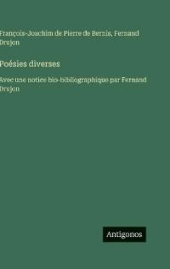 Poésies diverses