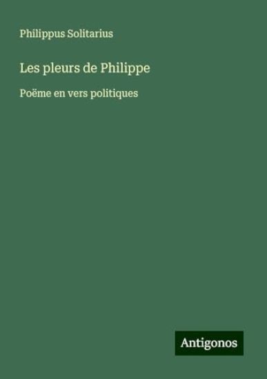 Les pleurs de Philippe
