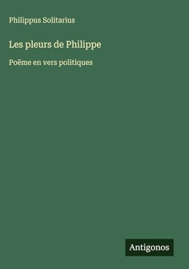 Les pleurs de Philippe