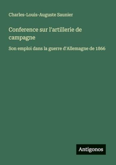 Conference sur l'artillerie de campagne