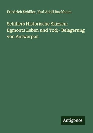 Schillers Historische Skizzen