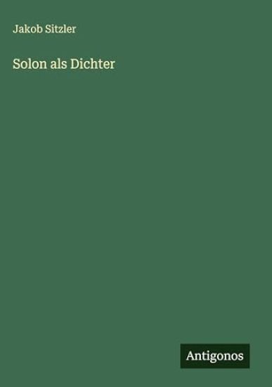 Solon als Dichter