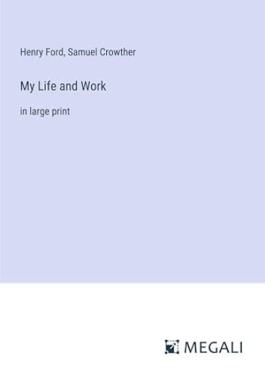My Life and Work