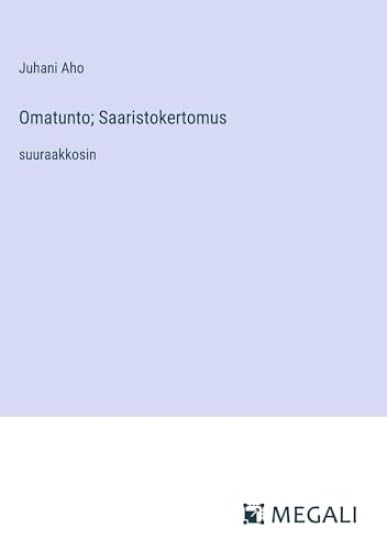Kansikuva: Omatunto; Saaristokertomus
