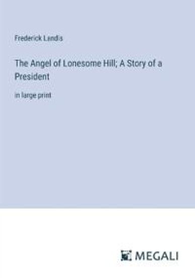 The Angel of Lonesome Hill; A Story of a President