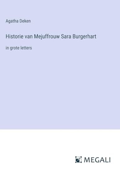 Historie van Mejuffrouw Sara Burgerhart