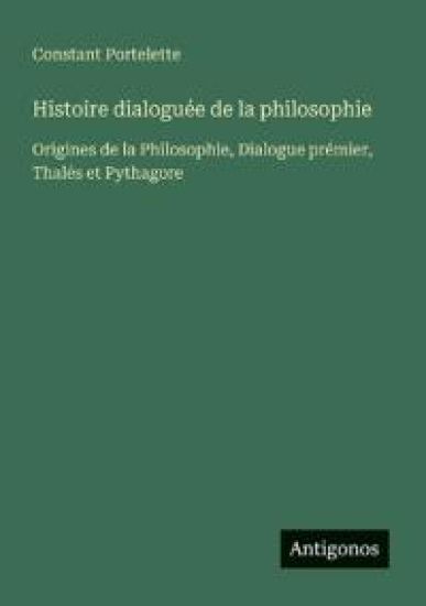 Histoire dialoguée de la philosophie