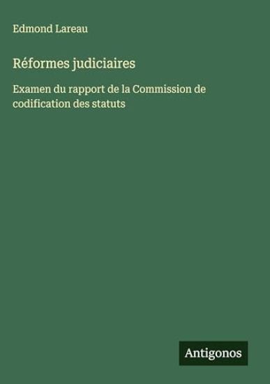 Réformes judiciaires
