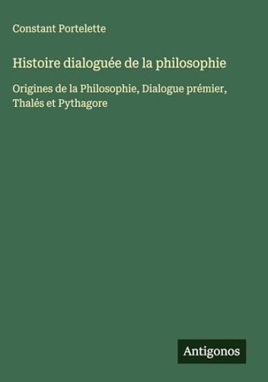 Histoire dialoguée de la philosophie