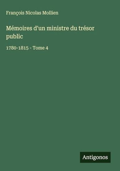Mémoires d'un ministre du trésor public