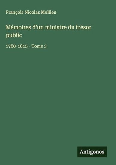 Mémoires d'un ministre du trésor public