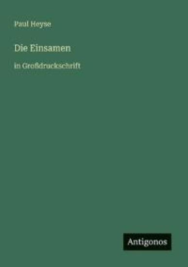Die Einsamen