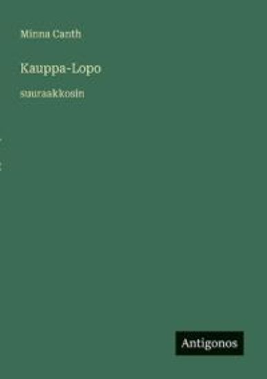 Kansikuva: Kauppa-Lopo