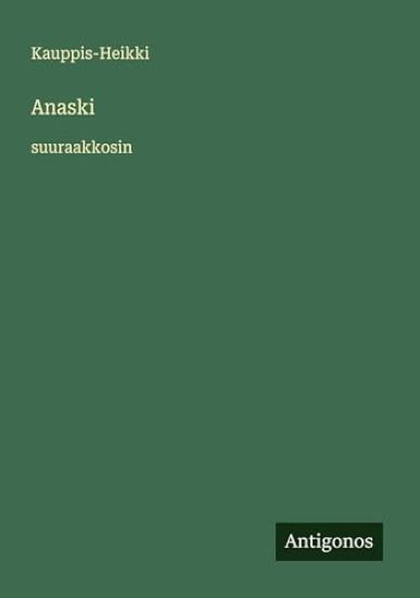 Kansikuva: Anaski