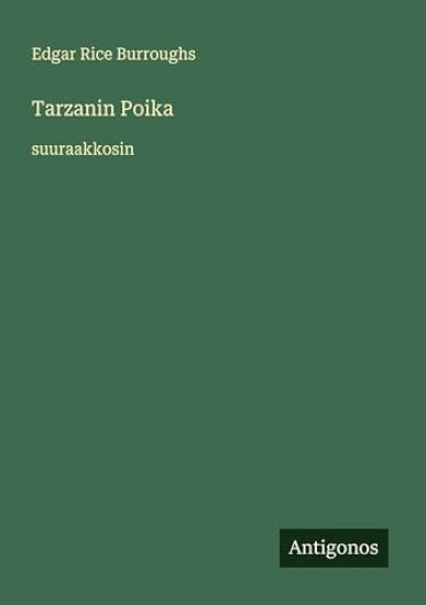 Kansikuva: Tarzanin Poika
