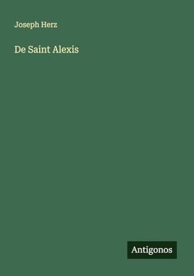 De Saint Alexis