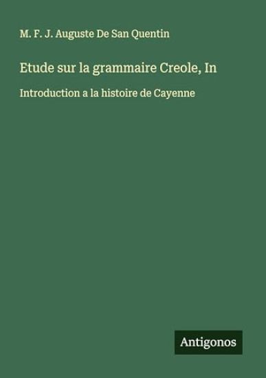 Etude sur la grammaire Creole, In